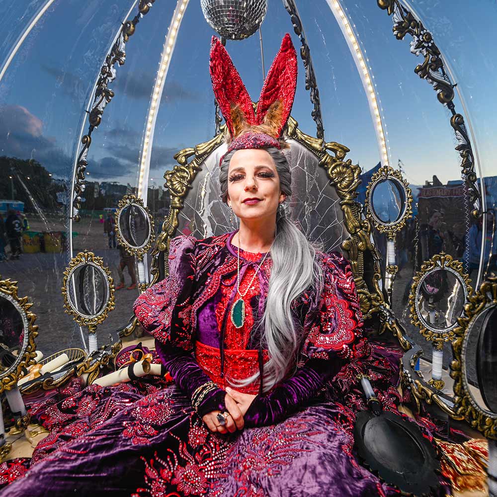 The Mystic at the world famous Glastonbury Festival, 2022